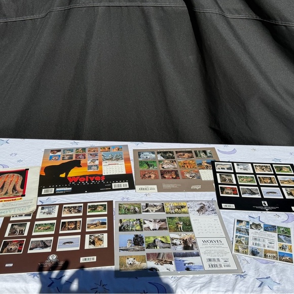 2000 & 2001 Wolves Themed Calendars & National Geographic Magazine - Picture 12 of 14